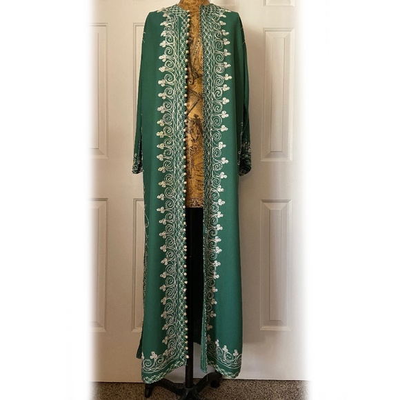 Jackets & Blazers - Vintage Moroccan Stitched Gown Jacket